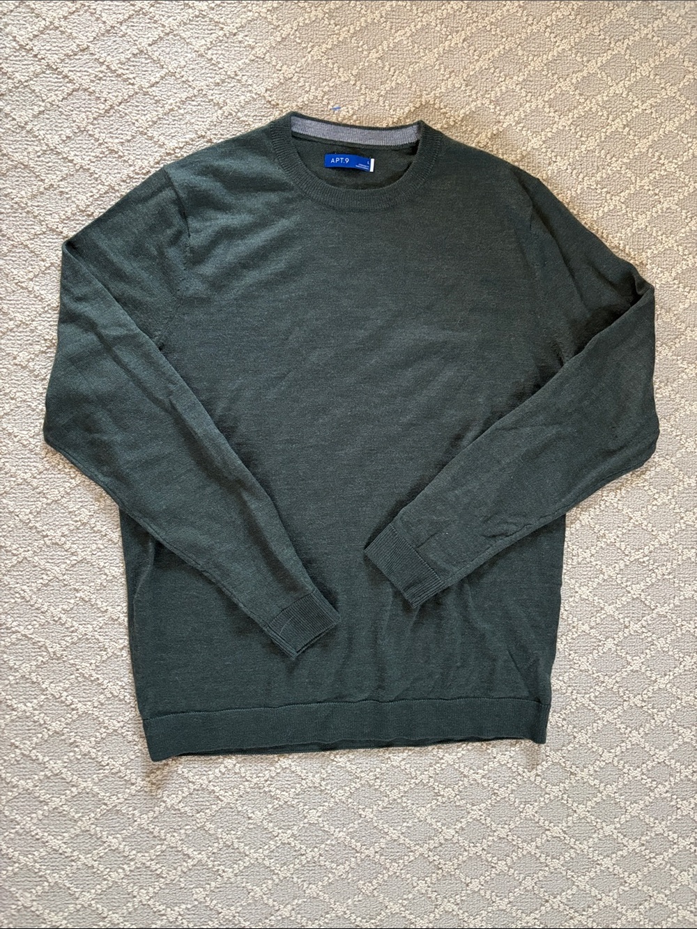 Apt. 9 Light Heather Gray Crewneck Sweater